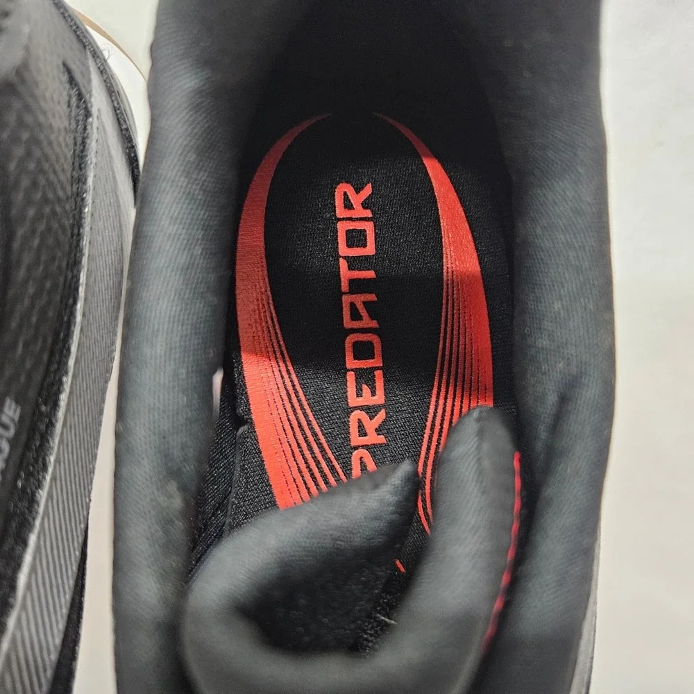Adidas Predator League Indoor‎ Soccer Shoes ID3781 Black Grey Red Mens Size 11